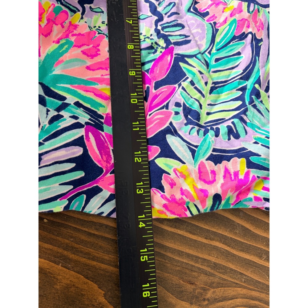 Lilly Pulitzer Madison Skort Womens M Purple Pink Floral Tropical Knit - Picture 4 of 10